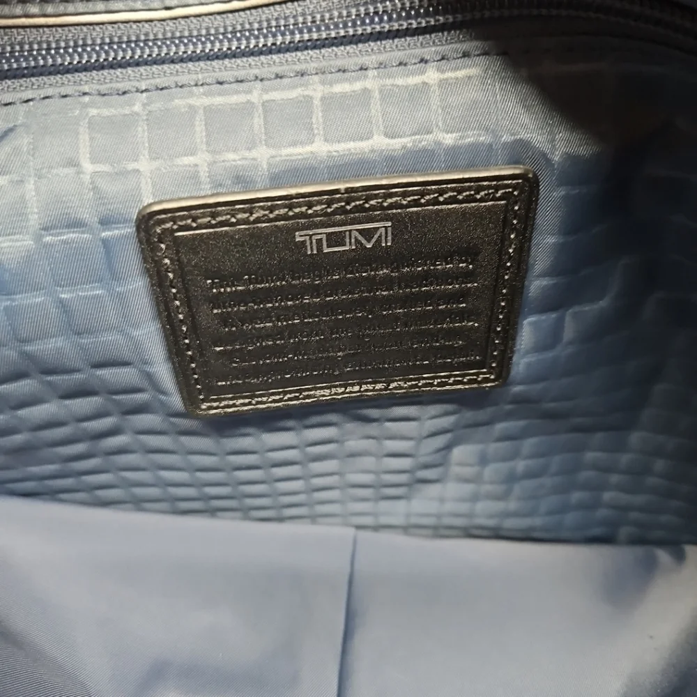 TUMI Arrive Narita Laptop Briefcase 25611D BLK Bag Shoulder Strap Nylon Leather